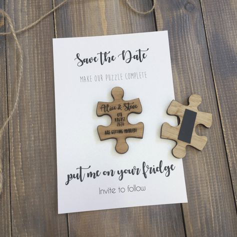 Save The Date Ideas Diy, Date Ideas Diy, Magnet Save The Date, Save The Date Ideas, Future Wedding Plans, Save The Date Magnets, Date Ideas, Cute Wedding Ideas, Save The Date Invitations