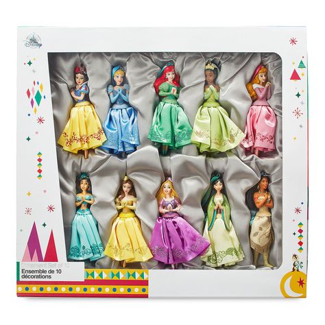 Disney Sketchbook Ornaments, Disney Princess Christmas Tree, Disney Princess Christmas, Disney Princess Figurines, Disney Princess Ornaments, Disney Princess Collection, Disney Room, Disney Christmas Decorations, Disney Products