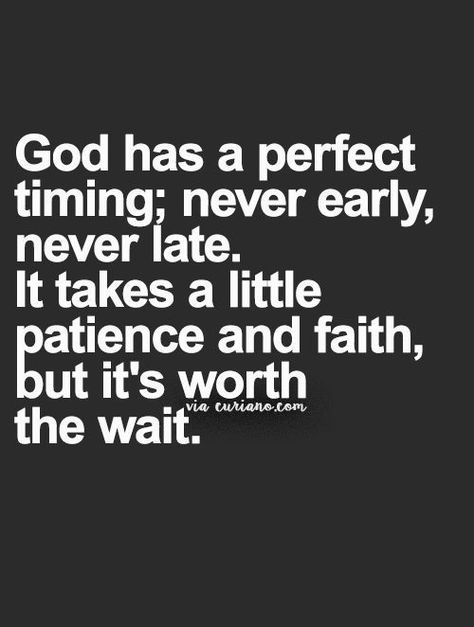 God has a perfect timing love quotes god life relationship patience Perfect Timing Quotes, God's Timing, Go Quotes, Patience Quotes, Curiano Quotes, Go For It Quotes, Ayat Alkitab, Quote Love, God's Plan