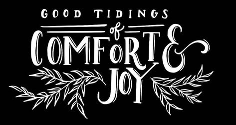 Tidings Of Comfort And Joy, Joy Svg, Comfort And Joy, Kitchen Signs, Holiday Decorating, Star Work, Diy Holiday, Silhouette Cut, Dxf Files