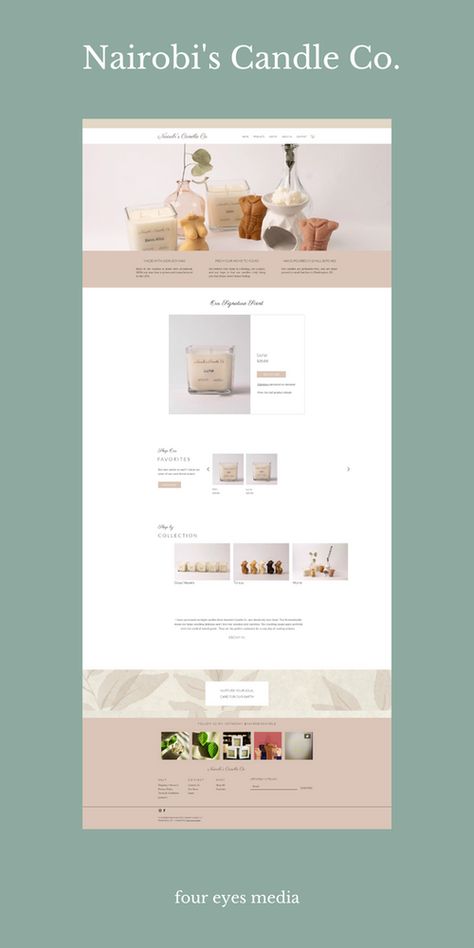 Candles Website Design, Candle Website Design, Candle Website, Layout Site, Luxury Website, Website Design Inspiration Layout, Ecommerce Web Design, Luxury Candle, Ecommerce Web