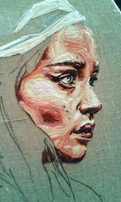 Portrait Embroidery, Embroidered Portrait, Embroidered Art, Pola Sulam, Thread Art, Thread Painting, Gcse Art, A Level Art, Art Textile