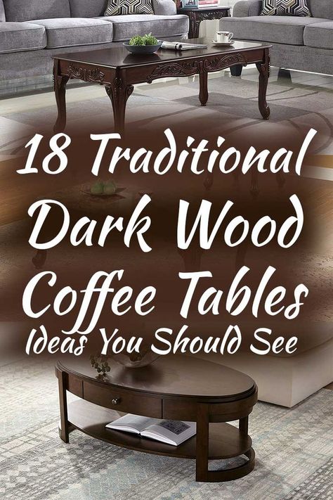 Dark Wood Coffee Tables, White Coffee Table Living Room, Wood Coffee Table Decor, Cherry Wood Coffee Table, Wood Coffee Table Living Room, Espresso Coffee Table, Wood Coffe Table, Coffee Tables Ideas, Wooden Coffee Table Designs
