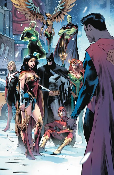 Scott Snyder on Twitter: "in 5 days...   JUSTICE LEAGUE #19.   Starts our newest (and biggest) arc. Sets up our Year of the Villain storyline and more... Up with my all time favorites.   And brother @JorgeJimenezArt destroys on it. Check it out if you can, and thanks!   Colors by the great @loquesunalex… https://t.co/lyax9KX3sM" Justice League Comics, The Justice League, Univers Dc, Dc Comics Heroes, Arte Dc Comics, Dc Comics Superheroes, The Justice, Dc Comics Characters, Detective Comics