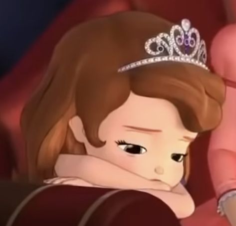 Sophia The First Aesthetic, Sofia The First Edits, Sofia The First Icon, Sofia The First Aesthetic, Sofia Aesthetic, Sofia The First Characters, Crying Cartoon, Haunting Hour, Disney Princess Sofia