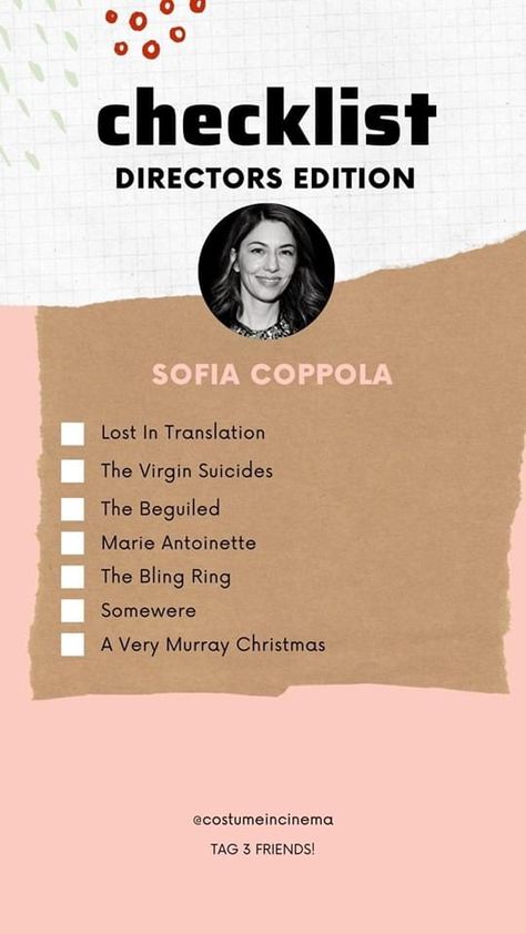 Sofia Coppola Movies Sofia Coppola Movies, The Beguiled, Famous Directors, Foreign Movies, The Bling Ring, Movie Directors, Great Movies To Watch, Movie Director, Whiplash