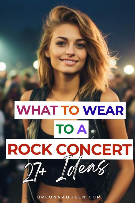Def Leppard Concert Outfit, Rock Concert Fashion, Summer Rock Concert Outfit, Metal Concert Outfit, Rock Chic Outfits, Janet Jackson Concert, Outdoor Concert Outfit, Concert Outfit Spring, Journey Concert