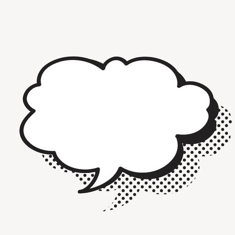 Comic Cloud, Text Cloud, Thought Cloud, Talk Bubble, Bubble Drawing, Comic Bubble, Speech Balloon, Comic Text, Journal Elements