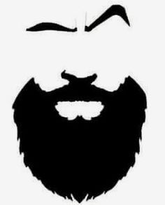 :: Beard Silhouette, Barber Poster, Beard Wallpaper, Beard Drawing, I Love Beards, Beard Logo, Face Stencils, Beard Art, Projets Cricut