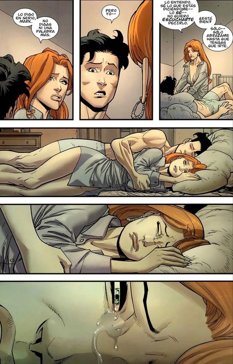 Invincible And Atom Eve, Mark And Eve, Atom Eve, John Carter Of Mars, Invincible Comic, Comic Book Layout, Heroes Book, Comic Book Panels, Best Superhero