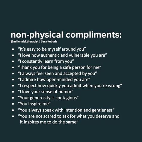 Sara Kuburic on Instagram: "I haven’t done this in a while…so, what’s your favourite non-physical compliment? #thankyou #gratitude #relationships #millennialtherapist" How To Communicate Better, Assertive Communication, Love Facts, Emotional Awareness, Future Love, Successful Relationships, Golden Girl, Mental And Emotional Health, Self Care Activities