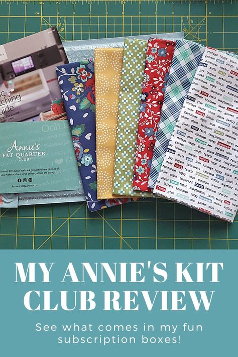 Annie’s Kit Club, Coordinated Fabrics, Creative Woman, Craft Box Subscription, Quilt Club, Best Subscription Boxes, Monthly Crafts, Is It Worth It, Fabric Kit