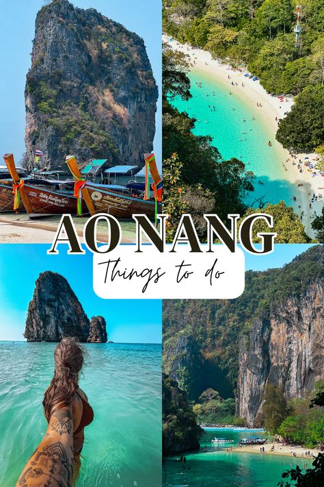 Ao Nang, Krabi Town, Travelling Thailand, Ao Nang Beach, James Bond Island, Railay Beach, Krabi Thailand, Jordan Travel, Koh Chang