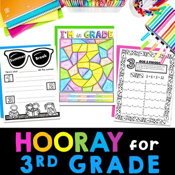 First Week Of School Ideas, Fourth Grade Writing, Third Grade Activities, 3rd Grade Activities, 2nd Grade Activities, Celebrate Everything, Third Grade Writing, First Day Activities, Math Writing