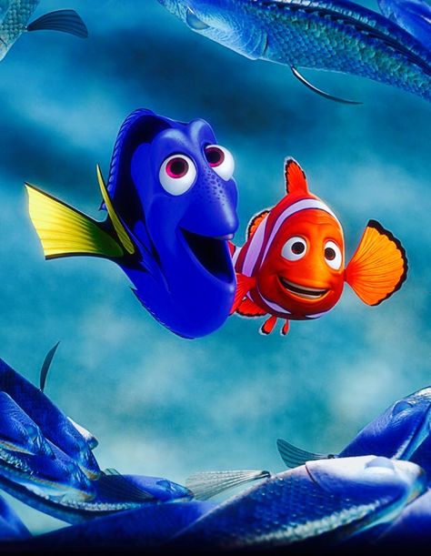 Dory and Marlin Disney Screensaver, Marlin And Dory, Dory And Nemo, Dory And Marlin, Where Dreams Begin, Nemo Movie, Nemo And Dory, Continue A Nadar, Finding Nemo Birthday Party