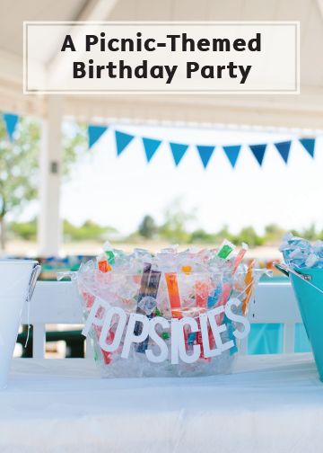 What’s the perfect activity for your little one’s summer birthday? An outdoor picnic of course and with these cute decor and food ideas everyone will have a blast. Birthday Picnic In The Park, First Birthday Picnic, Lake Birthday Party, Ideas For Birthday Party, Party At The Park, Birthday Party Summer, Lake Birthday, Birthday Party At Park, Popsicle Party