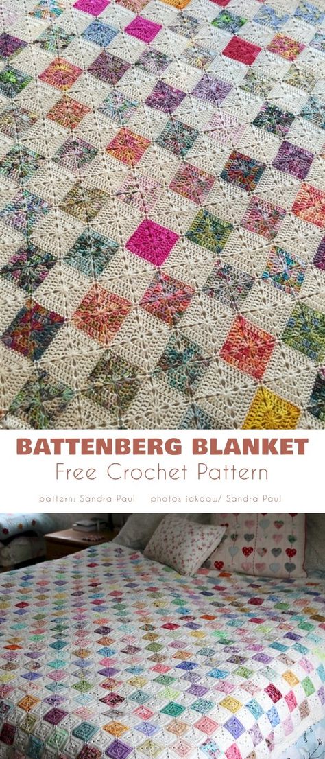 Amigurumi Patterns, Patchwork, Couture, Crochet Bedspread Free Pattern, Crochet Patchwork Blanket, Bedsheets Designs, Crochet Bedsheets, Crochet Skull Patterns, Scrap Crochet