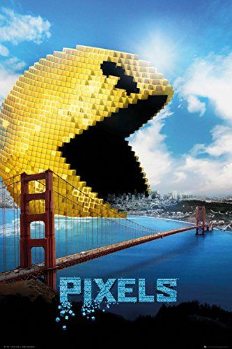 PRICES MAY VARY. On Glossy Photo Paper (Thick, 8 mil) Perfect for Hanging or Framing! Measures Approx 24 x 36 Inches TEXTLESS Poster Ships safely in a sturdy tube Beautiful poster from PIXELS the movie Pixel Poster, Pixels Movie, Pixels Film, Tam Film, Film Marvel, Chris Columbus, Kevin James, Avengers Film, Michelle Monaghan