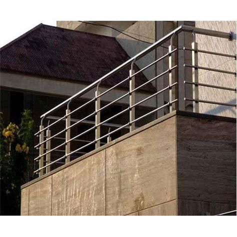 Ss Railing, Reling Design, Steel Grill Design, Porch Railing Designs, Iron Balcony Railing, Hand Railing, Steel Railing Design, Frameless Glass Balustrade, Grill Gate Design