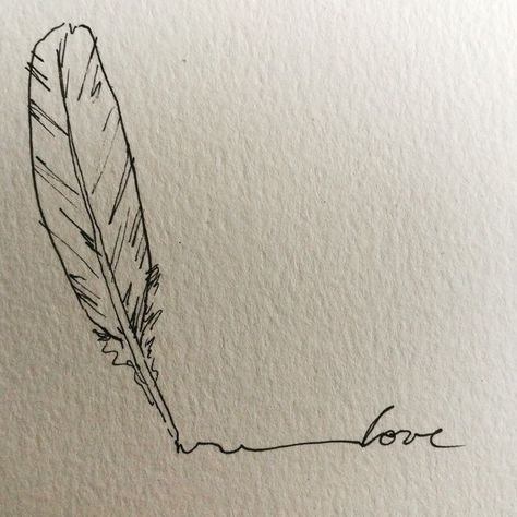 Feather And Ink Tattoo, Ink Feather Drawing, Feather With Quote Tattoo, Ink Feather Pen Tattoo, Quill Drawing Feather, Feather With Writing Tattoo, Feather Writing Tattoo, Feather Quill Drawing, Feather Ink Pen Tattoo