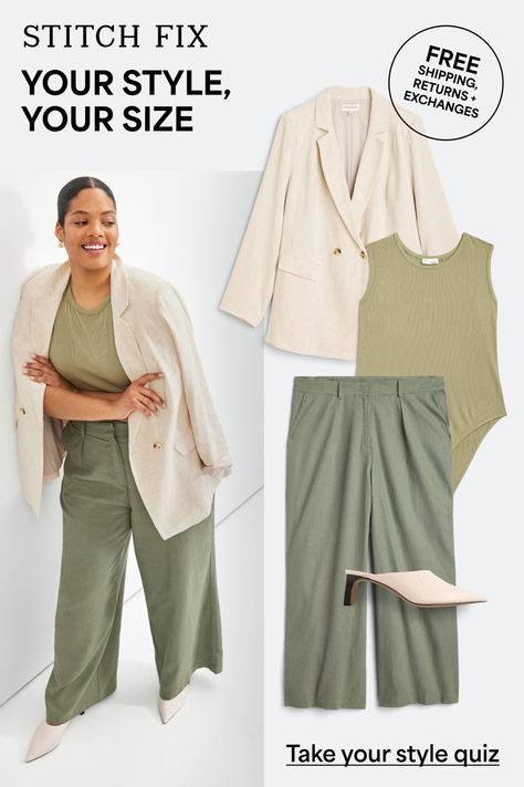 Our style experts use sizing data + client feedback to pick perfect-fitting pieces for you from 1,000s of plus-sized styles. Get $20 off your first order! Free shipping, returns + exchanges, no subscription required. Plus Size Red Carpet, Shorts Outfits Casual, Classy Shorts Outfits, Classy Shorts, Socks With Sandals, Thrift Ideas, Glam Closet, Body Positive Fashion, Glowing Flowers