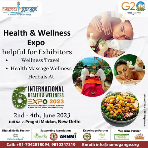 Health Care Expo in Delhi
Natural Health Expo in Delhi
Health and Fitness exhibition
Health and Wellness Events in Delhi Tumblr, Build Brand, Wellness Massage, Wellness Industry, Wellness Travel, Generate Leads, A Healthy Lifestyle, Brand Awareness, Products And Services