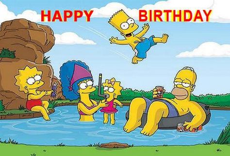 Happy Birthday! #birthdaywishes #happybirthday #funny http://www.wishesquotes.com/birthday The Simpsons