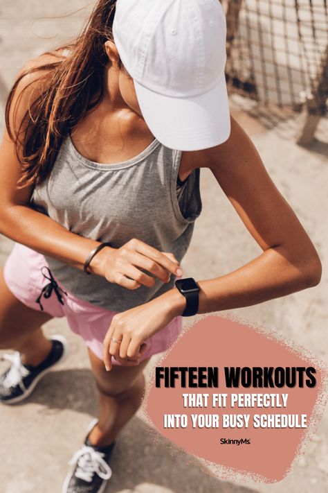 Fifteen Workouts that Fit Perfectly Into Your Busy Schedule 10 Minute Workout, Garmin Running Watch, Back Workout Women, 15 Minute Workout, Running Watch, Effective Workout Routines, Fast Workouts, Circuit Workout, Busy Schedule