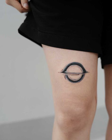 Physics Tattoos, Hole Tattoo, Black Hole Tattoo, Astronomy Tattoo, Science Tattoo, Science Tattoos, Dna Tattoo, Astronaut Tattoo, Circle Tattoos