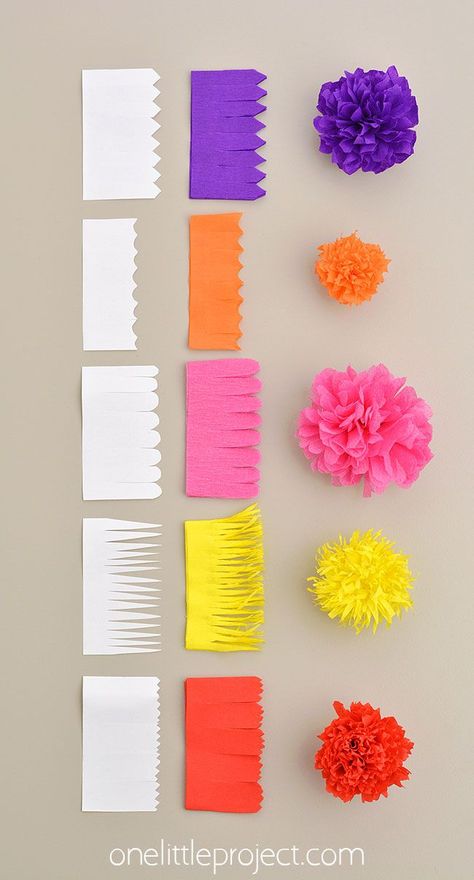 Crepe Paper Flowers Diy, Custom Laundry Room, Tissue Paper Flowers Diy, Kraf Kertas, Diy Flores, Small Bathroom Renovations, Fleurs Diy, Party Streamers, Easy Paper Flowers