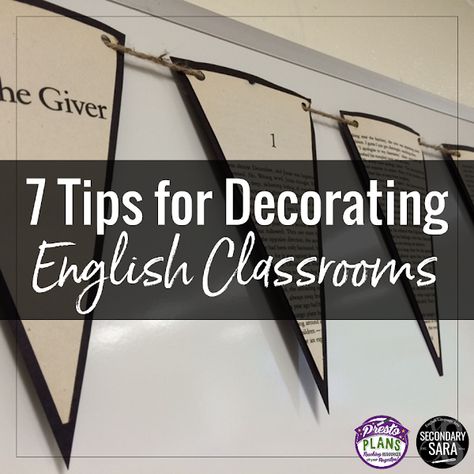 7 Tips for Decorating English Classrooms for Teens- love the ones about the hastags and allusions around the classroom English Displays Secondary, English Classroom Displays, Ela Classroom Decor, English Teacher Classroom, Secondary English Classroom, Grammar Quotes, Middle School English Classroom, Middle School Ela Classroom, English Classroom Decor