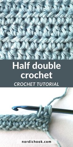Amigurumi Patterns, Beginners Crochet Tutorial, How To Crochet A Double Stitch, How To Hdc Crochet, How To Do A Hdc In Crochet, Half Double Crochet Dishcloth, Half Crochet Stitch, How To Do Half Double Crochet, Half Double Crochet Blanket Pattern