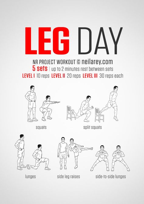 Our  workout of the week is called “Leg Day”.  This is a great leg workout if you want to get a quick leg workout in. I was pressed for time this morning so I just did Level 1 that calls for 3 … Read More Quick Leg Workout, Darebee Workout, Leg Workouts For Men, Great Leg Workouts, Ectomorph Workout, Home Workout Men, 100 Workout, Trening Sztuk Walki, Leg Workout At Home