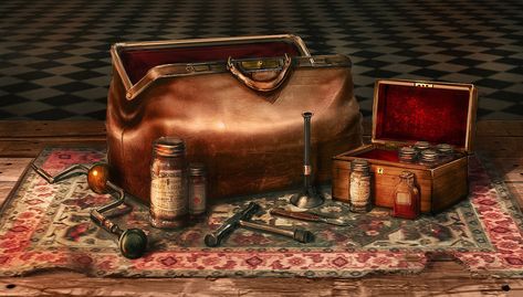 Victorian Doctor, Steampunk Movies, Steampunk Festival, Medical Bag, Bags Online Shopping, Victorian Costume, Neo Victorian, Vintage Medical, Doctor Bag