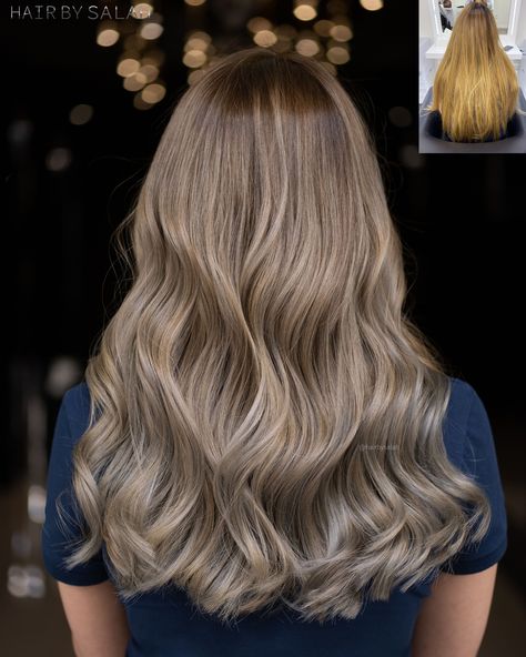 Balayage, Beige Ash Blonde Hair, Beige Ash Blonde, Lightest Brown Hair Color, Lightest Brown Hair, Blonde Hair Trends, Ash Brown Hair Balayage, Women In Dubai, Blonde Hair Goals