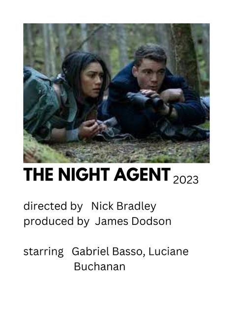 The Night Agent Poster, Peter And Rose Night Agent, The Night Agent Series, Series Checklist, Agent Aesthetic, The Night Agent, Netflix Night, Room Pic, Aesthetic Poster