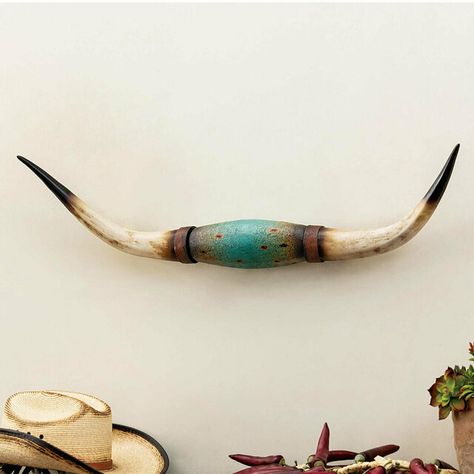 Bull Horns Decor, Horn Decor, Western Bedding Sets, Cowboy Accessories, Horns Decor, Ranch House Decor, Western Bedding, Long Horn, Black Forest Decor