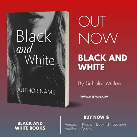 Ebook Advertising, Book Advertisement, Dope Words, Graphic Design Posters Layout, Black And White Books, Amazon Kindle Books, Book Advertising, Ebook Promotion, Advertisement Poster