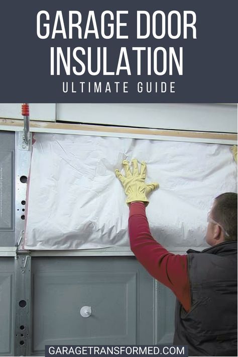 Your garage door is the single biggest non-insulated surface in our home. Adding a garage door insulation kit is one of the most effective -and inexpensive- ways to make your garage more comfortable in extreme temperatures. Roll Up Garage Door, Diy Garage Door Insulation, Diy Insulation, Rigid Foam Insulation, Garage Insulation, Installing Insulation, Insulated Siding, Garage Door Insulation, Best Garage Doors