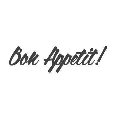 wall quote - Bon Appetit | lifestyle Essen, Cookbook Quotes, Food Qoutes, Recipes Scrapbook, Foodie Quotes, Wall Sayings, Baking Quotes, Cart Design, Cake Quotes