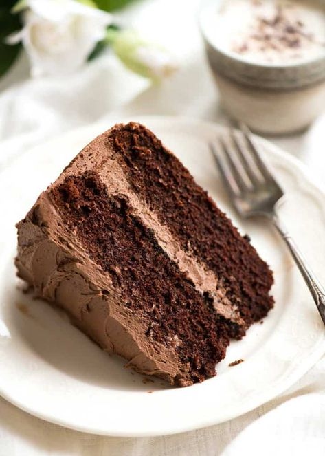 Tin Eats, Chocolate Cake Recipe Moist, White Desserts, Amazing Chocolate Cake Recipe, Recipetin Eats, Recipe Tin, Mexican Hot Chocolate, Best Chocolate Cake, Chocolate Buttercream