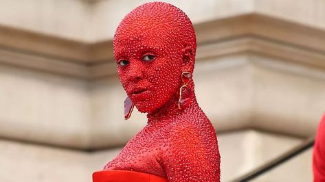 Haute Couture, Pat Mcgrath, Doja Cat Red, Cat Fashion, Moustaches, Couture Week, Irina Shayk, Animal Heads, Naomi Campbell