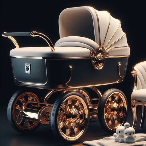 Luxe on Wheels: Introducing the Rolls Royce-Inspired Baby Stroller Baby Products, Jeep Stroller, Trending Art, Baby Stroller, Suspension Systems, Baby Things, Creative Designs, Royce, Kids Stuff