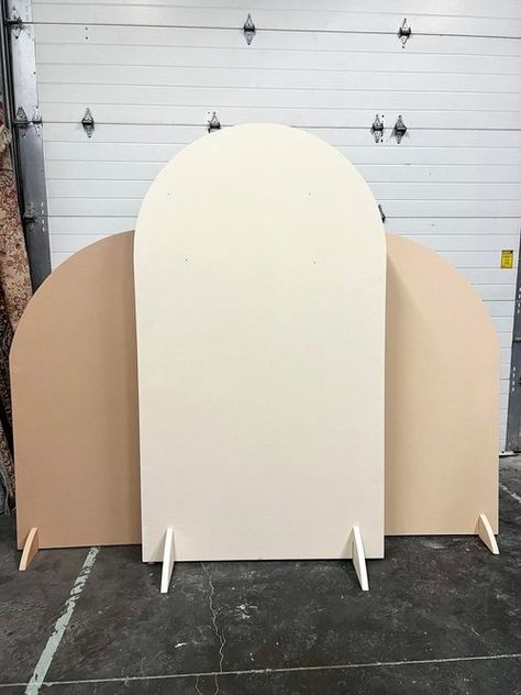 Backdrops + Arches — BMV Plywood Backdrop Wedding, Diy Photo Arch Backdrop, Wood Party Backdrop, Diy Arch Backdrop Stand, Sandy Paint Colors, Arch Birthday Backdrop, Wood Arch Backdrop, Wooden Arch Backdrop, Arch Photo Backdrop
