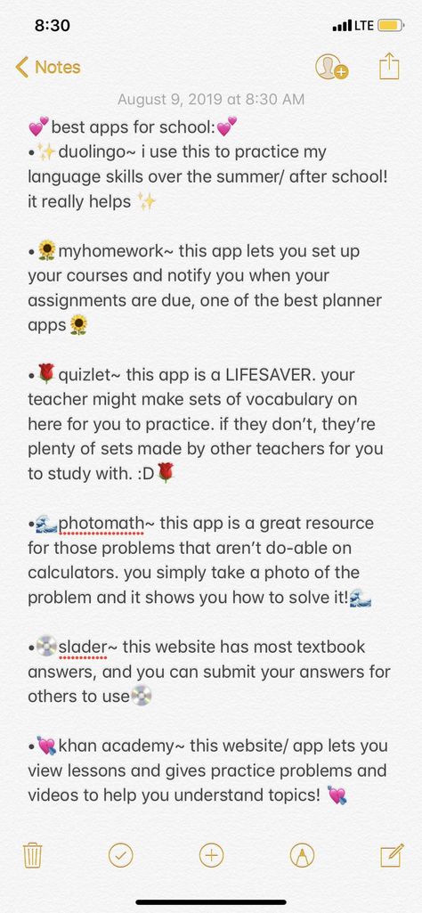 Apps For Exam Preparation, How To Memories Fast, Essentials For Studying, Good Ways To Take Notes For School, How To Take Notes At School, Online School Tips Middle School, Online School Hacks, Moving Schools Tips, Apps That Help With School