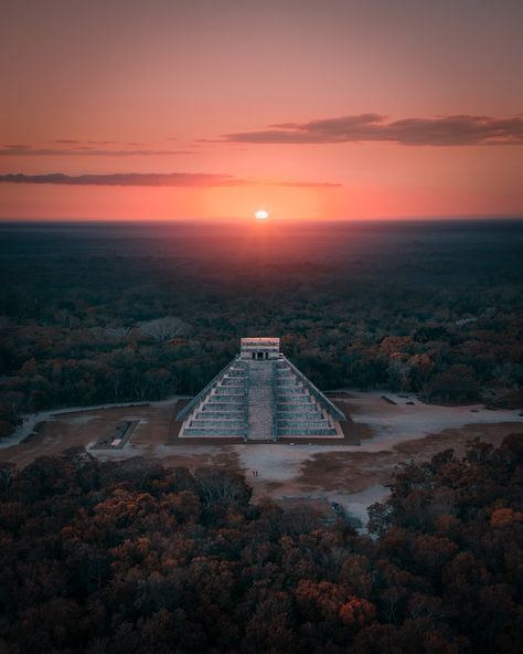 MEXICO from Above on Behance Chichen Itza Mexico, World Most Beautiful Place, Yucatan Mexico, Destination Voyage, Beautiful Sunrise, Chichen Itza, Beautiful Places In The World, Mexico Travel, Aerial Photography