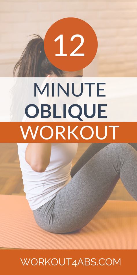 Looking to tone and sculpt your oblique muscles from the comfort of your home? Our article introduces a 12-minute oblique workout that will leave you feeling stronger and more defined. With easy-to-follow exercises and minimal equipment required, you can target your side abs effectively. Get ready to sweat and unleash the power of your obliques with this efficient home workout routine! Oblique Ab Workout, Exercises For Obliques, Oblique Exercises For Women, Side Workouts, Oblique Muscles, Side Ab Workout, Upper Ab Workout, Abs And Obliques Workout, Core Exercises For Women