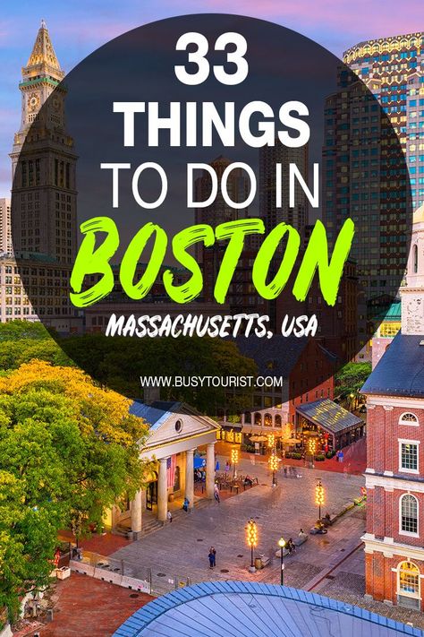 Wondering what to do in Boston, MA? This travel guide will show you the best attractions, activities, places to visit & fun things to do in Boston, Massachusetts! Start planning your itinerary and bucket list now! #boston #bostontravel #massachusetts #massachusettstravel #usatravel #usaroadtrip #travelusa #ustravel #ustraveldestinations #americatravel #travelamerica Places To Visit In Boston Ma, Places To Go In Boston, Fun Things To Do In Boston, Things To Do In Boston Massachusetts, Places To Visit In Boston, Massachusetts Trip, What To Do In Boston, Usa Trips, Boston Trip