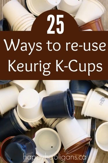 25 Ways to Re-use Your Keurig's K-Cups K Cup Crafts, Wine Bottle Tiki Torch, Recycle Crafts Diy, Diy Recycled Projects, Happy Hooligans, Keurig K Cup, Cup Crafts, Toilet Paper Roll Crafts, Diy Bricolage