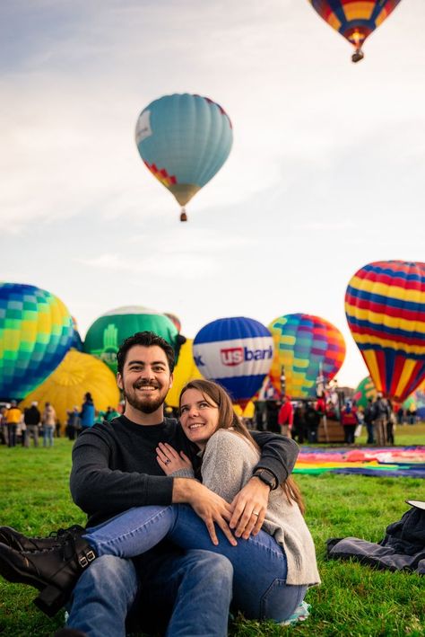 Albuquerque Hot Air Balloon Fiesta Couple Photography, Photography, Couple Shoot, Hot Air Balloon, Air Balloon, Hot Air, Balloons